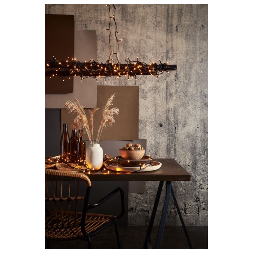 Eglo - LED Lauko Kalėdinė girlianda 1200xLED 24m IP44 šiltai balta