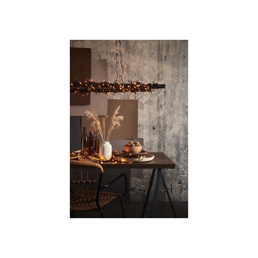 Eglo - LED Lauko Kalėdinė girlianda 180xLED 17,6m IP44 šilta balta