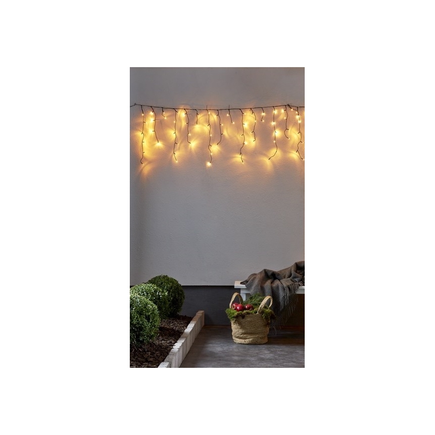 Eglo - LED Lauko Kalėdinė girlianda 240xLED 5,9m šiltai balta IP44