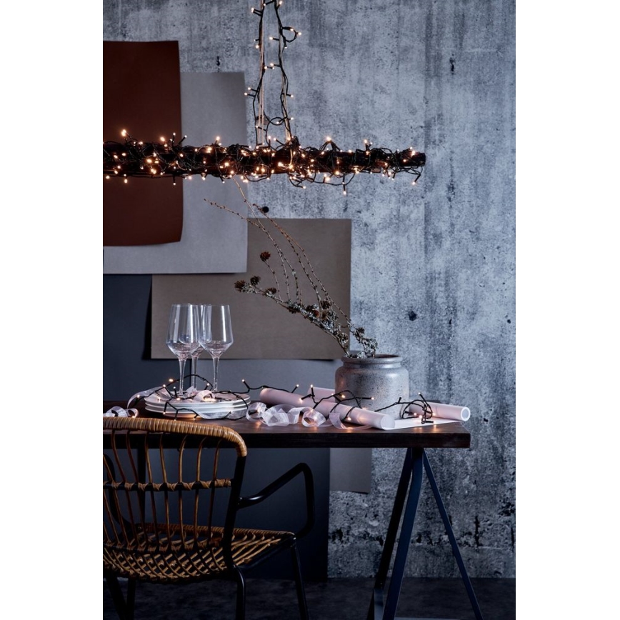 Eglo -LED Lauko kalėdinė grandinė 540xLED 11,9m IP44 šiltai balta
