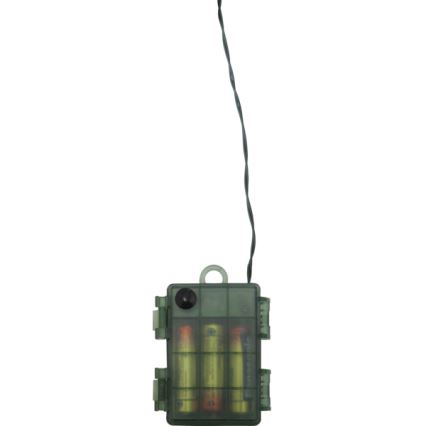 Eglo - LED Lauko Kalėdinis vainikas su jutiklis 20xLED/0,064W/3xAA IP44