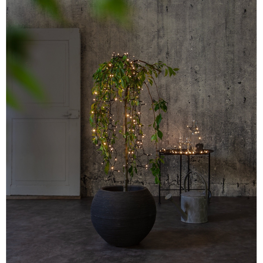 Eglo - LED Lauko kalėdinė grandinė 160xLED 11,2 m šiltai balta IP44