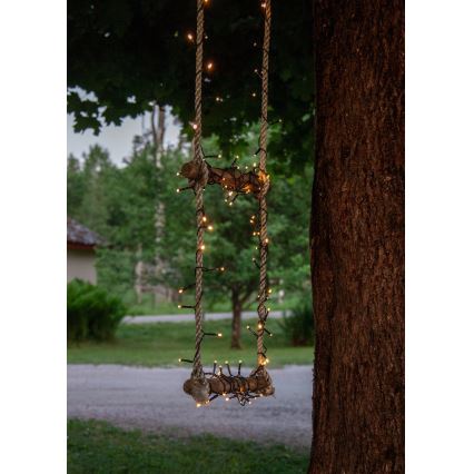 Eglo - LED Lauko kalėdinė grandinė 160xLED 11,2 m šiltai balta IP44
