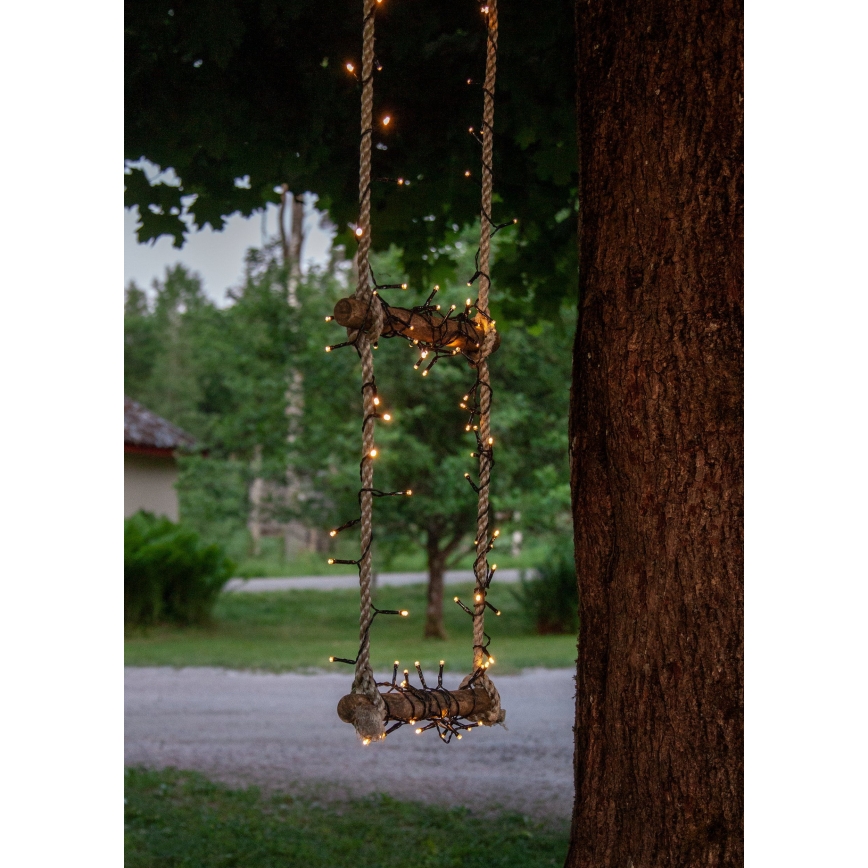 Eglo - LED Lauko kalėdinė grandinė 160xLED 11,2 m šiltai balta IP44