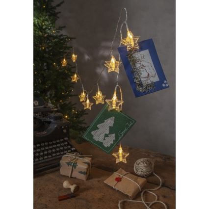 Eglo - LED Kalėdinė girlianda 10xLED 2,1m šiltai balta