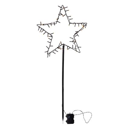 Eglo - LED Lauko Kalėdinė dekoracija LED/4xAA IP44 žvaigždė