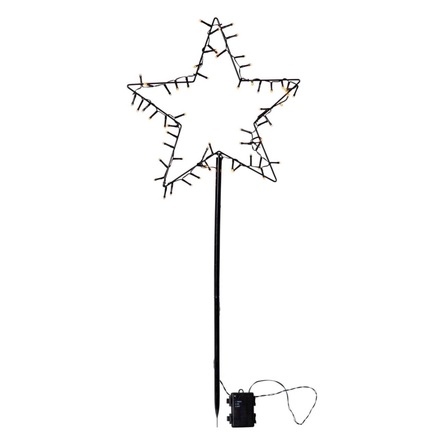 Eglo - LED Lauko Kalėdinė dekoracija LED/4xAA IP44 žvaigždė