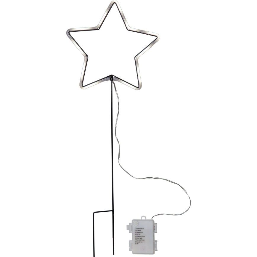 Eglo 411177 - LED lauko kalėdinė dekoracija NEONSTAR 72xLED/3xAA IP44