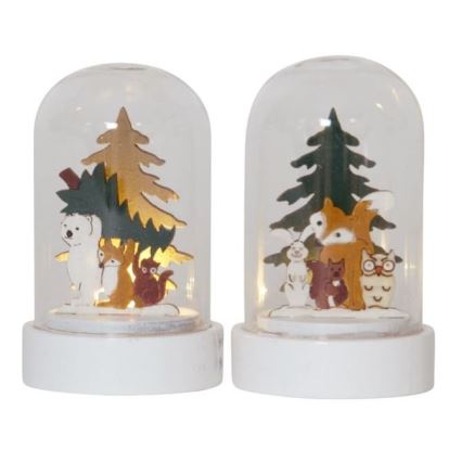 Eglo - komplektas 2 vnt. LED kalėdinės dekoracijos LED/0,03W/1xCR2032