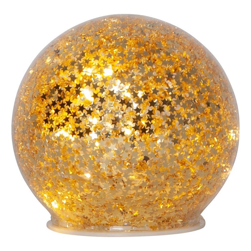 Eglo 411344 - LED kalėdinė dekoracija STAR FALL 10xLED/2xAA diametras 10 cm auksas