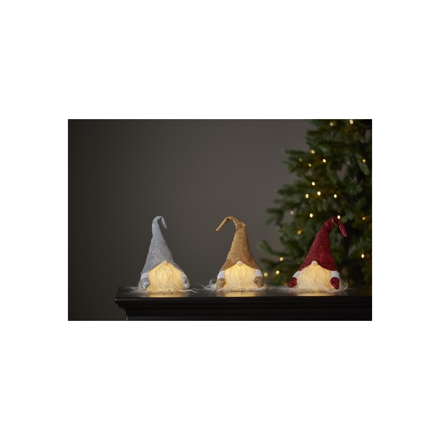 Eglo - LED Kalėdinė dekoracija LED/0,06W/3xAG13 auksinė