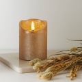 Eglo 411498 - LED Žvakė FLAMME RUSTIC LED/2xAA auksas