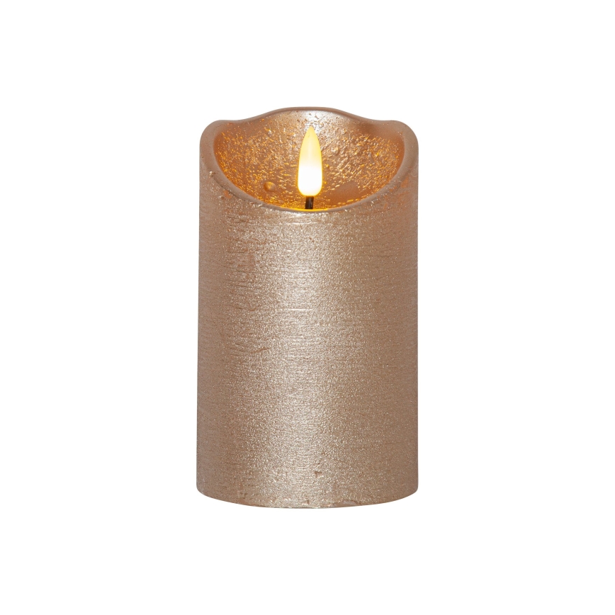 Eglo 411499 - LED žvakė FLAMME RUSTIC LED/2xAA auksinė