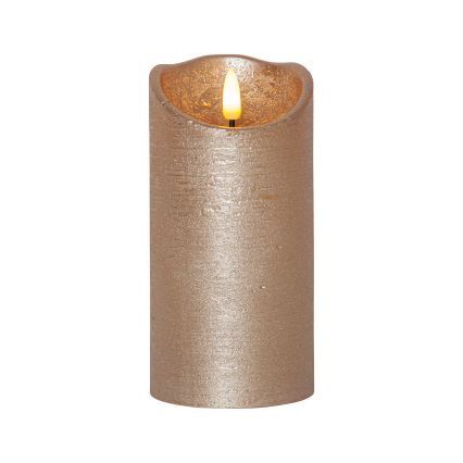 Eglo 411501 - LED kalėdinė dekoracija FLAME LED/0,03W/2xAA smėlio spalva