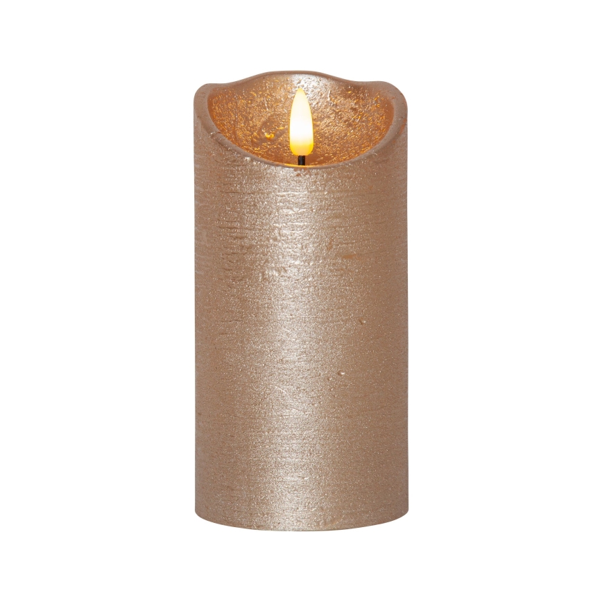 Eglo 411501 - LED kalėdinė dekoracija FLAME LED/0,03W/2xAA smėlio spalva