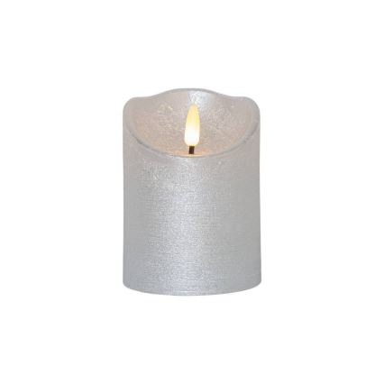 Eglo 411502 - LED Žvakė FLAMME RUSTIC LED/2xAA sidabras