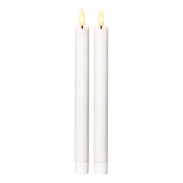 Eglo 411505 - Komplektas 2x LED žvakės FLAMME LED/1xAAA, baltos