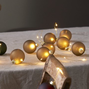 Eglo 411557 - girlianda BLISS 22xLED/3xAA, 2,6 m, šilta balta