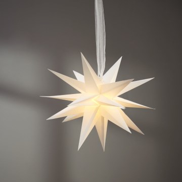Eglo 411565 - Kalėdų dekoracija DECEMBER žvaigždė 1xE14/25W/230V 35 cm pilka