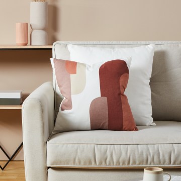 Eglo 420007 - Dekoratyvinė pagalvėlė CHEVERY 45x45 cm balta/raudona