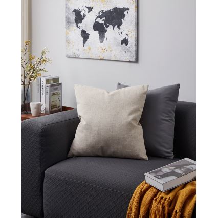 Eglo 420033 - Dekoratyvinė pagalvėlė ILES 50x50 cm smėlio spalvos