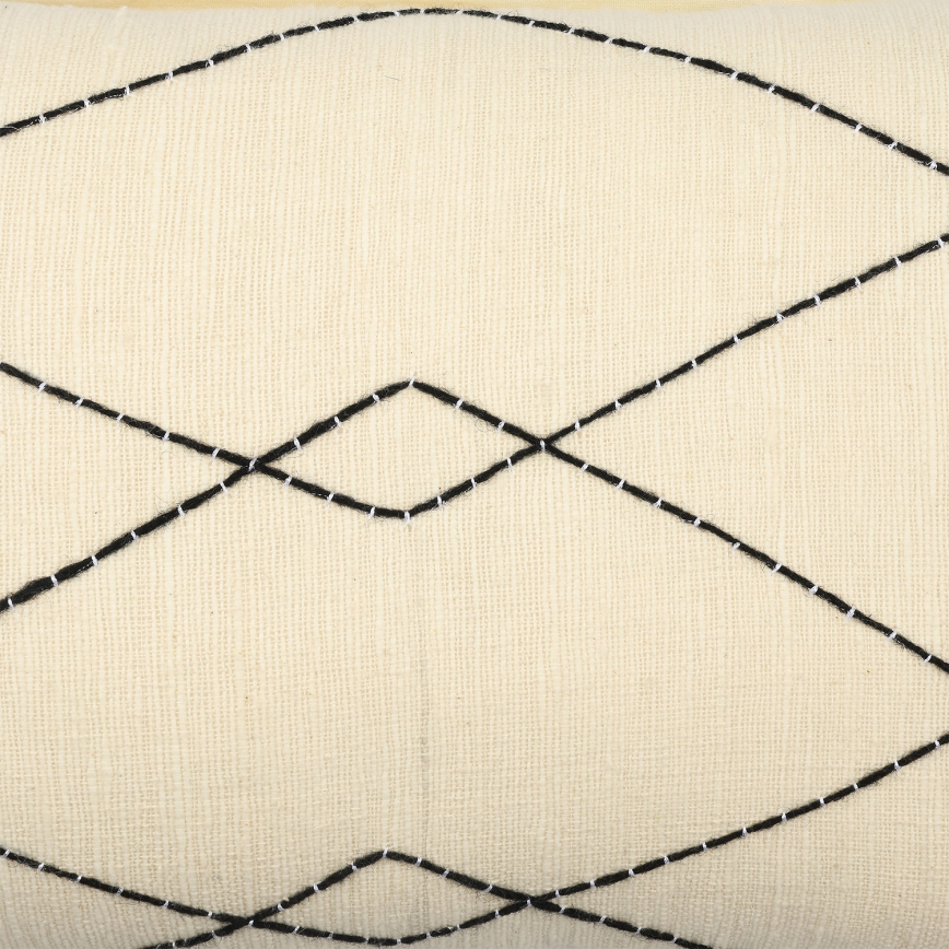 Eglo 420042 - Dekoratyvinė pagalvėlė CHEVERY 35x60 cm smėlio/juoda