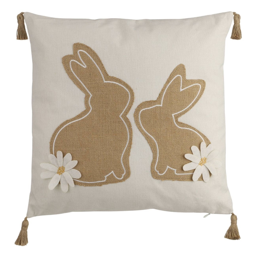 Eglo 420097 - Dekoratyvinė pagalvėlė CHEVERY 45x45 cm smėlinė/ruda