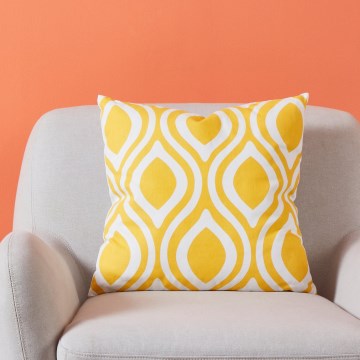 Eglo 420293 - Dekoratyvinė pagalvėlė CHEVERY 45x45 cm geltona