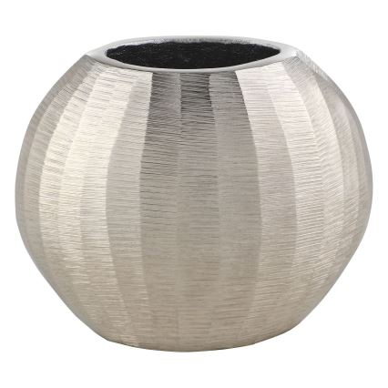 Eglo - Metalinė vaza 13x15 cm sidabras