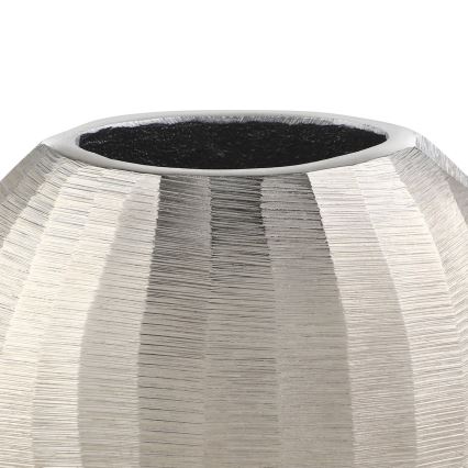 Eglo - Metalinė vaza 13x15 cm sidabras