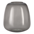 Eglo 421081 - Stiklinė vaza DELNITE 24,5x23 cm juoda/dūminė
