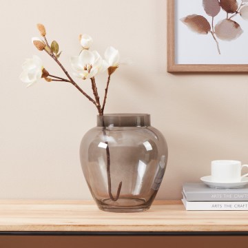 Eglo 421211 - Stiklinė vaza ASINDRO 23,5x22 cm juoda/dūminė