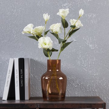 Eglo 421221 - Stiklinė vaza SIRANANA 22x14,5 cm ruda/dūminė