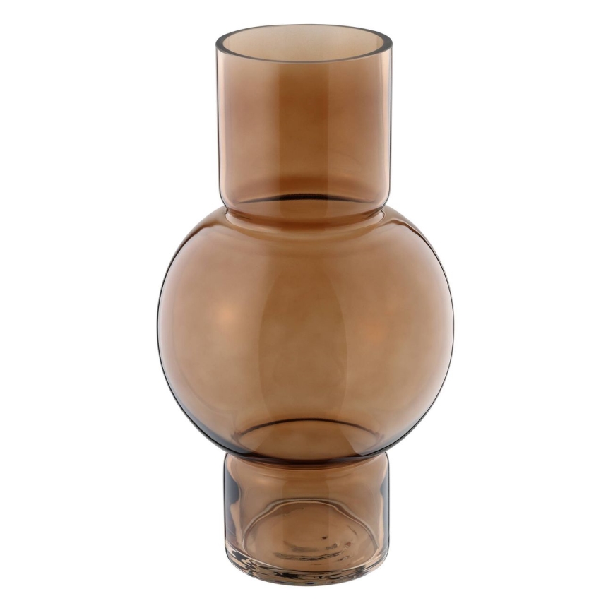 Eglo - Stiklinė vaza 28x15,5 cm ruda