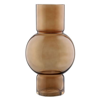 Eglo - Stiklinė vaza 28x15,5 cm ruda