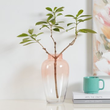 Eglo 421357 - Stiklinė vaza KENYASI 27x15,5 cm rožinė