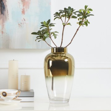 Eglo 421358 - Stiklinė vaza KENYASI 27x15,5 cm auksinė