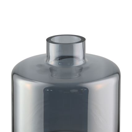 Eglo 421385 - Stiklinė vaza NABAS 24,5x21 cm juoda/dūminė