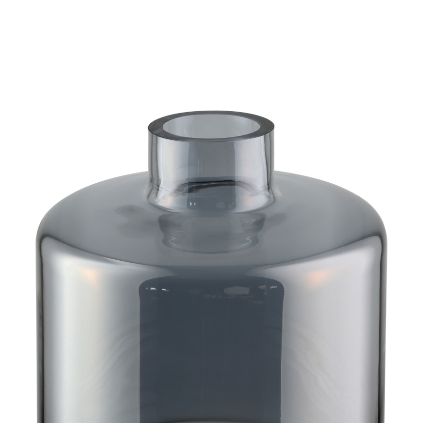 Eglo 421385 - Stiklinė vaza NABAS 24,5x21 cm juoda/dūminė