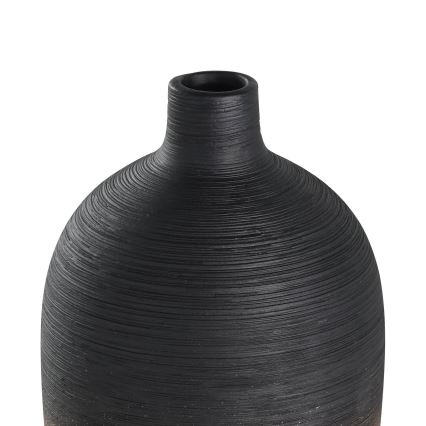 Eglo - Keraminė vaza 28x12,5 cm juoda/auksas