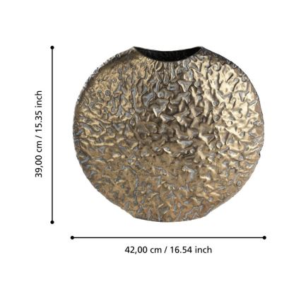 Eglo 421637 - Metalinė vaza LENGGENG 39x42 cm bronzinė