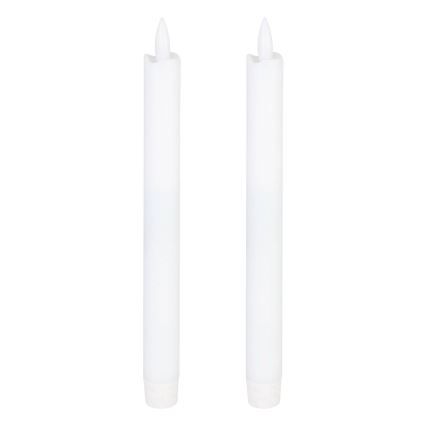 Eglo - RINKINYS 2x LED žvakė LED/1xAAA 24,5 cm balta