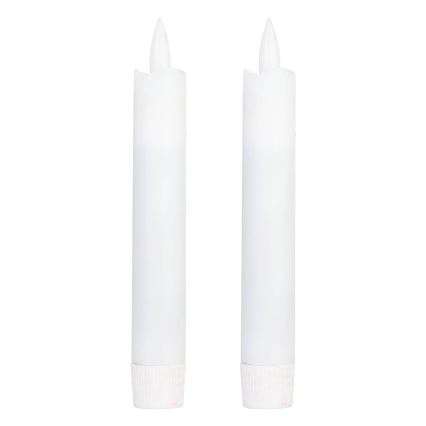 Eglo - KOMPLEKTAS 2x LED Candle LED/1xAAA 15 cm balta