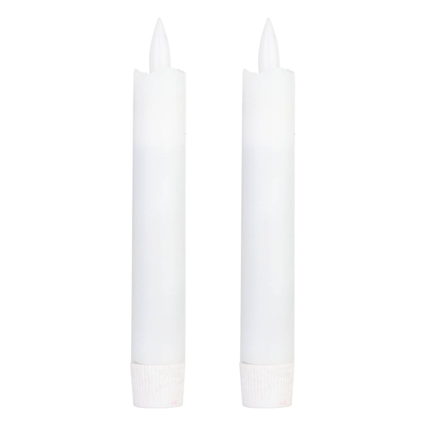 Eglo - KOMPLEKTAS 2x LED Candle LED/1xAAA 15 cm balta