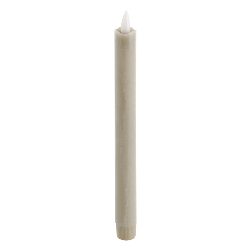 Eglo - KOMPLEKTAS 2x LED Candle LED/1xAAA 24,5 cm smėlio spalva