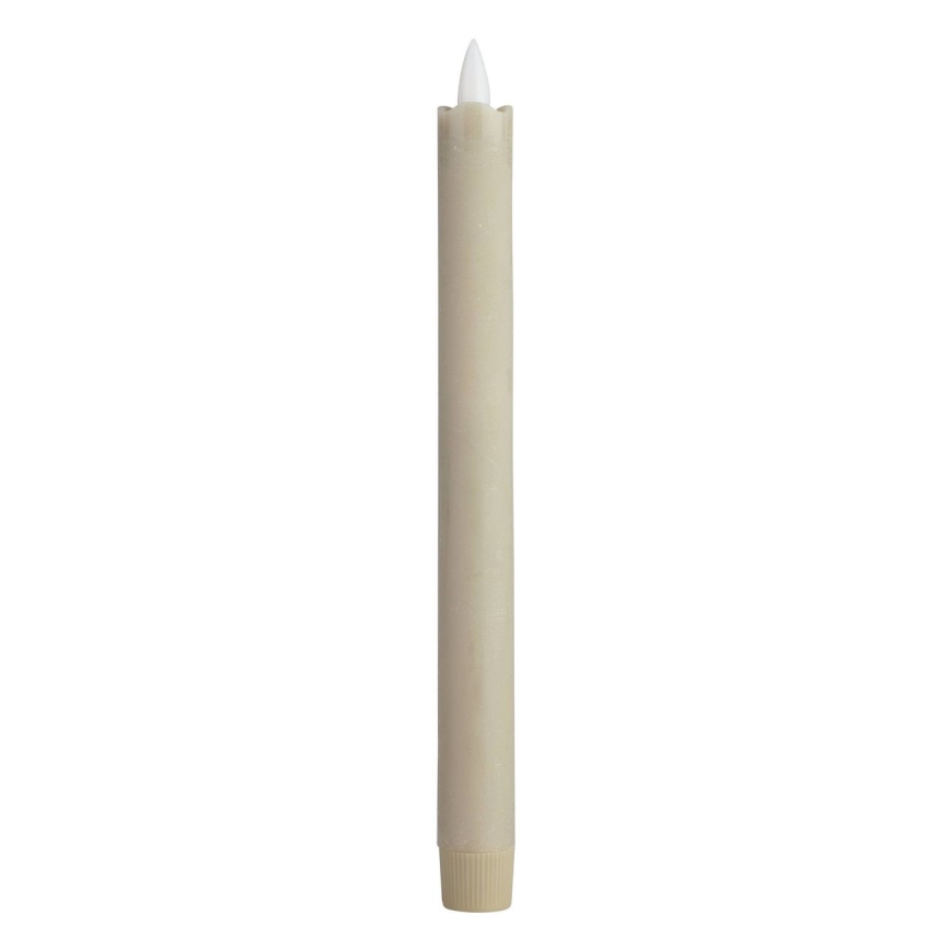 Eglo - KOMPLEKTAS 2x LED Candle LED/1xAAA 24,5 cm smėlio spalva