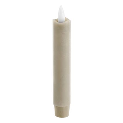 Eglo - KOMPLEKTAS 2x LED Candle LED/1xAAA 15 cm smėlio spalva