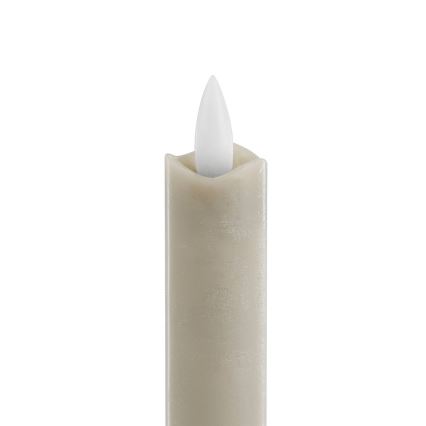 Eglo - KOMPLEKTAS 2x LED Candle LED/1xAAA 15 cm smėlio spalva