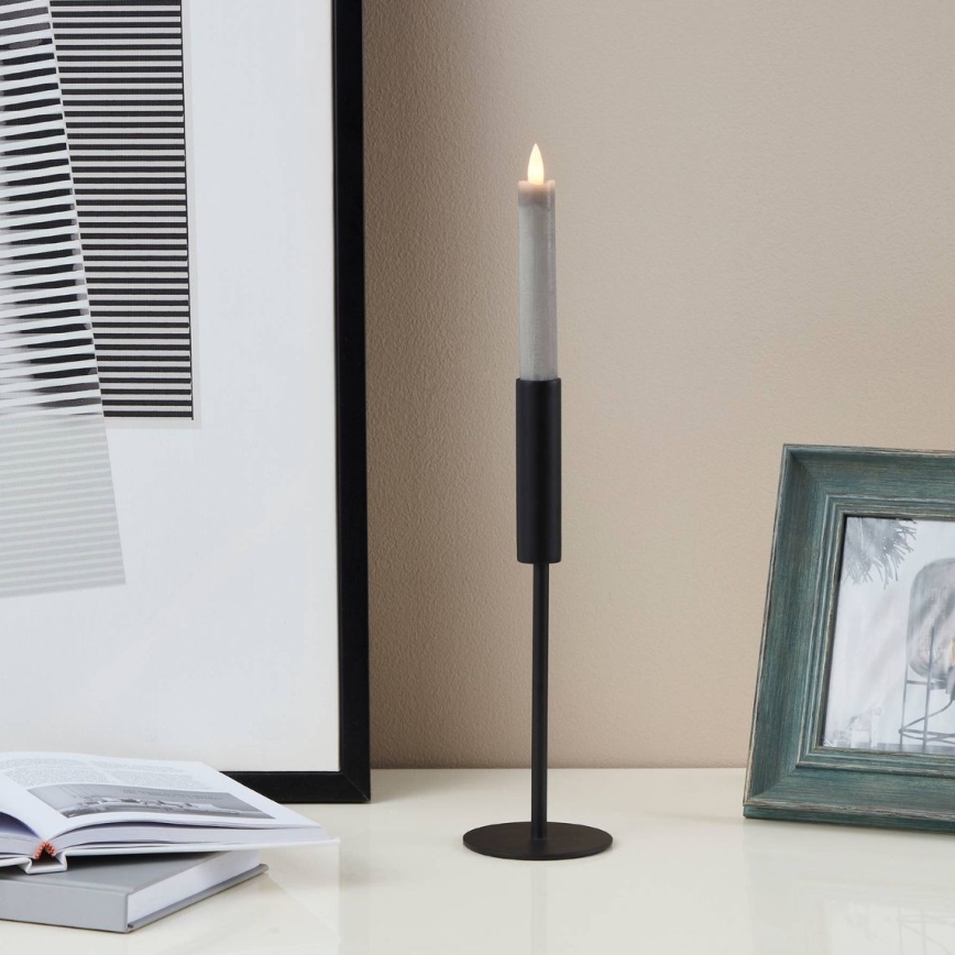 Eglo 422223 - KOMPLEKTAS 2x LED Candle ANTANABE LED/1xAAA 15 cm pilka