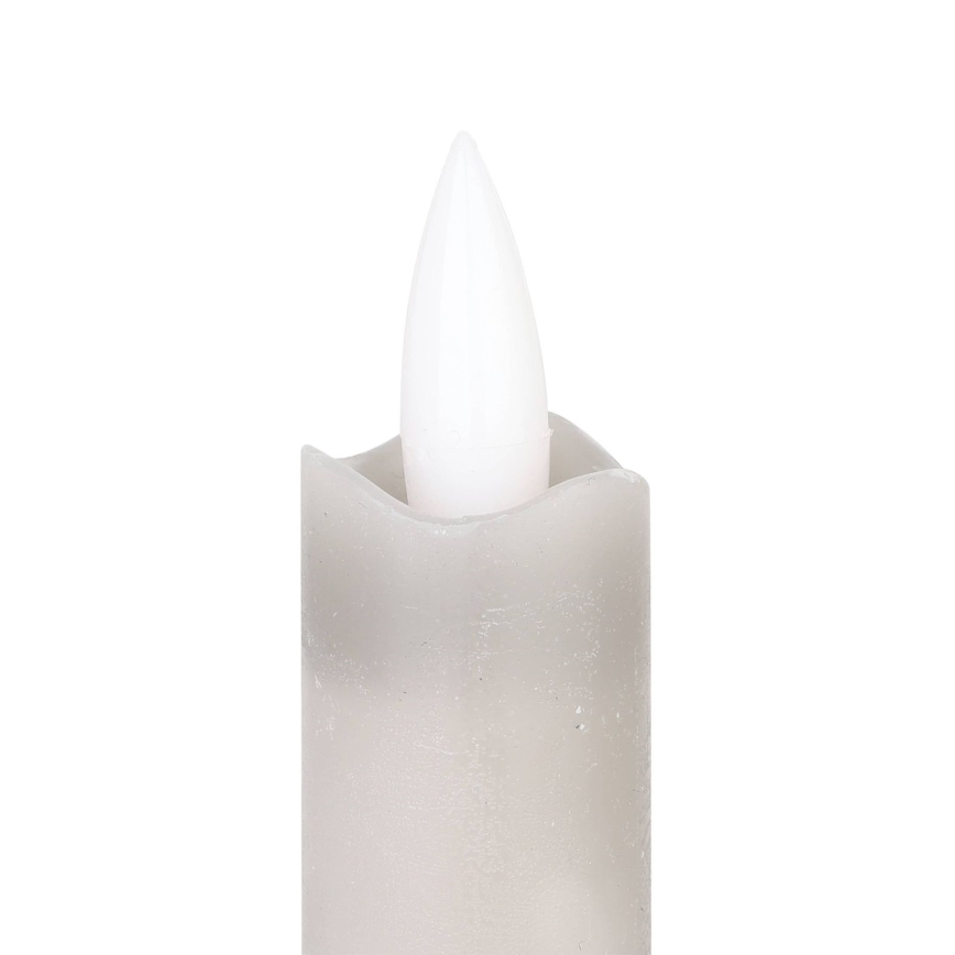 Eglo 422223 - KOMPLEKTAS 2x LED Candle ANTANABE LED/1xAAA 15 cm pilka